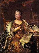 Hyacinthe Rigaud Duchess of Orleans painting